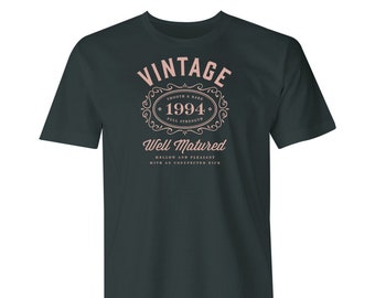 30th Birthday Tshirt for Men Gift Idea Vintage Bourbon T Shirt Keepsake Present for 30 year old