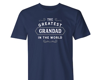 Grandad Tshirt for Men Gift Idea Birthday T Shirt Keepsake Present for Grandad