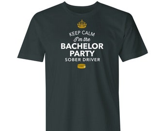 Funny Bachelor Shirt, Husband To Be Shirt, Keep Calm, I’m The sober Driver! Bachelor Party Shirt, Bachelor Party Tees, Groomsmen Shirts!