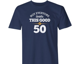 50th Birthday Tshirt for Men Gift Idea Funny T Shirt Keepsake Present for 50 year old