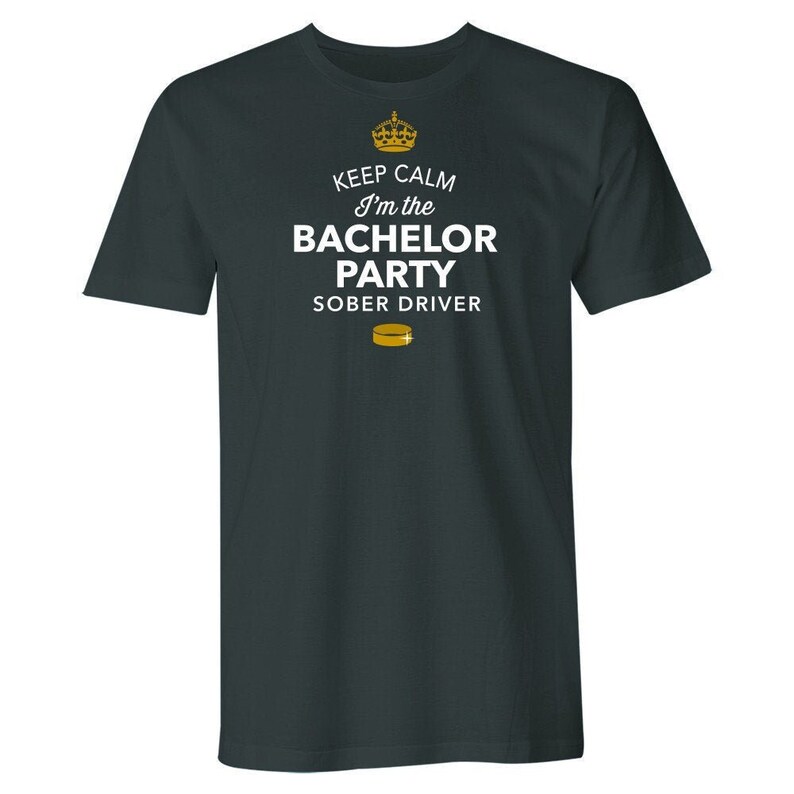 Funny Bachelor Shirt, Husband To Be Shirt, Keep Calm, Im The sober Driver Bachelor Party Shirt, Bachelor Party Tees, Groomsmen Shirts Black