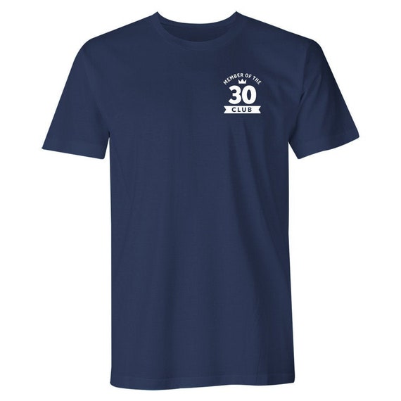 30th Birthday T-Shirt for Men - '30 Member’s Club' Cotton Tee