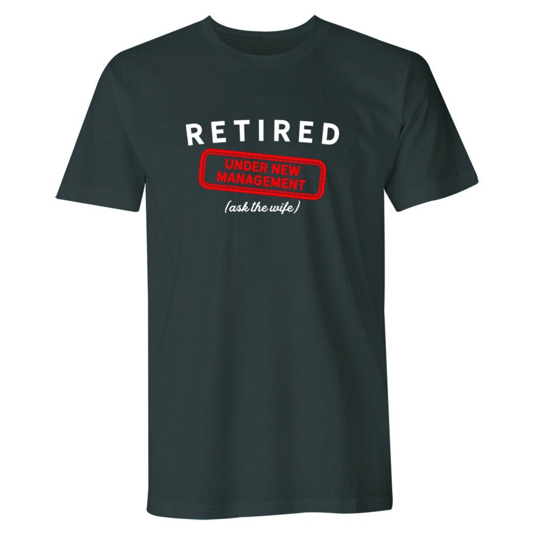 Retirement Gift T-Shirt – Vintage ‘Retired 2022’ Design, Navy Blue, Unisex Comfort Cotton Tee - View #8