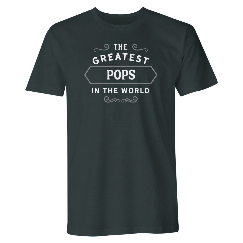 Image of Pops Tshirt For Men Gift Idea Birthday T Shirt Keepsake Present