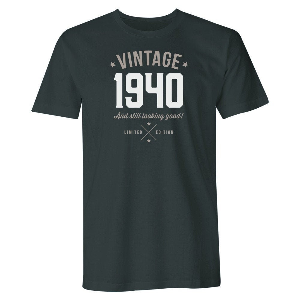 Image of 80Th Birthday Tshirt For Men Gift Idea Vintage T Shirt Keepsake Present 80 Year Old