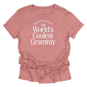 Camiseta de regalo de la abuela, regalo para cumpleaños, Navidad o anuncios, camiseta de mujer con cuello redondo, idea genial para regalar a la abuela