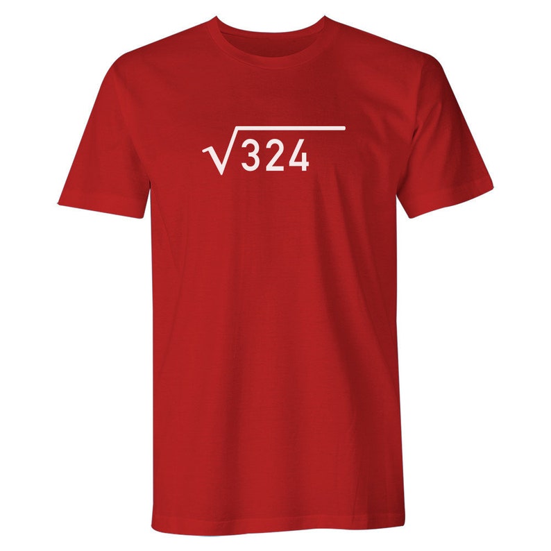 18. Geburtstag Tshirt für Männer Geschenk Idee T Shirt Andenken Geschenk für 18 Jahre alt Rot