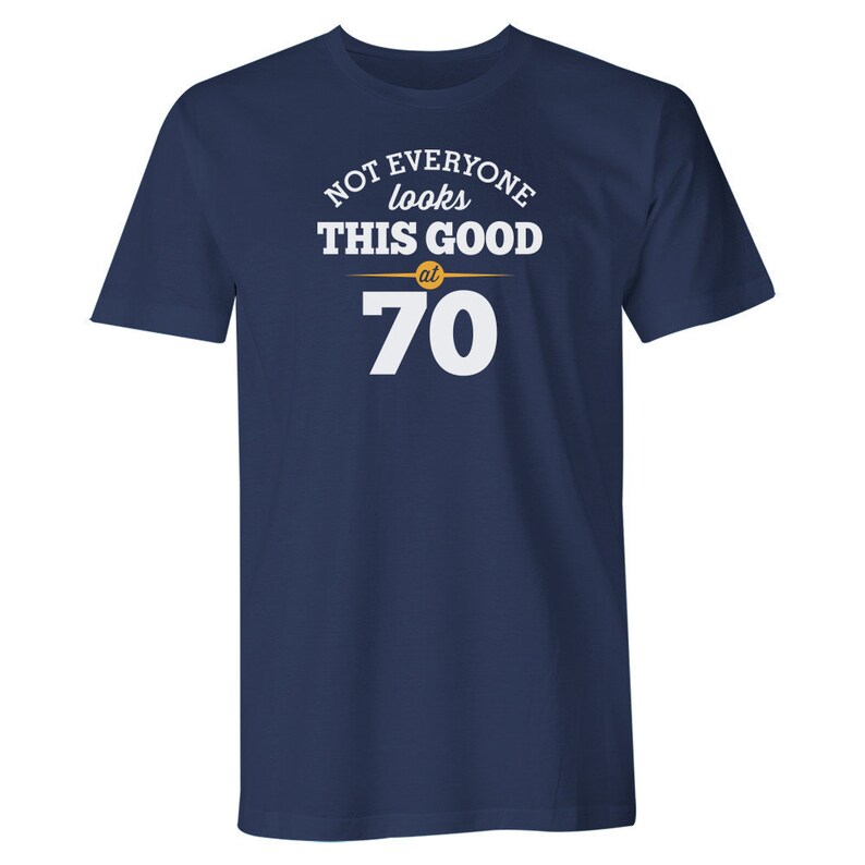70th Birthday Tshirt for Men Gift Idea Funny T Shirt Keepsake Etsy UK
