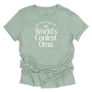 Oma Shirt Geschenk Geschenk T-Shirt T-Shirt für Geburtstag, Weihnachten oder Ankündigungen Frauen Omas Rundhalsausschnitt Coole Geschenkidee für Oma