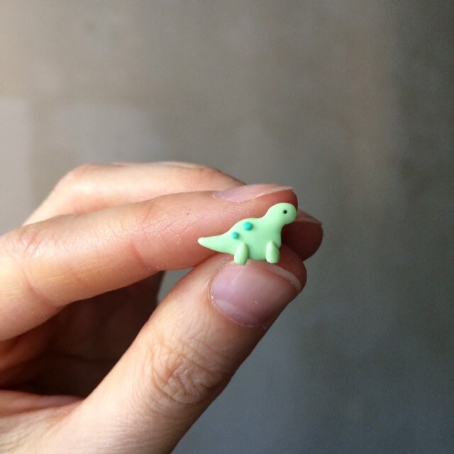 clay dinosaur cute