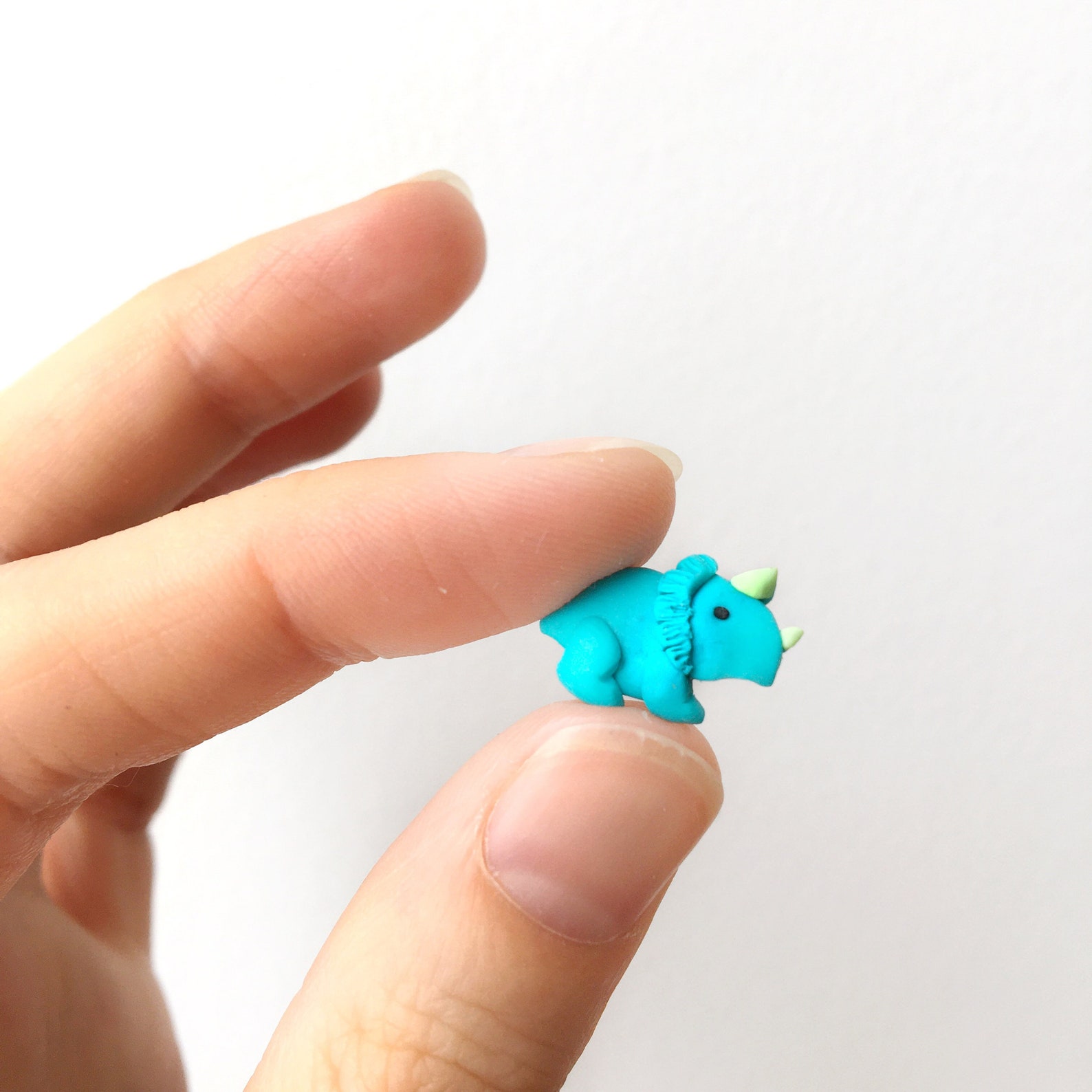 Dinosaurs earrings polymer clay Studs cute with hypoallergenic Etsy