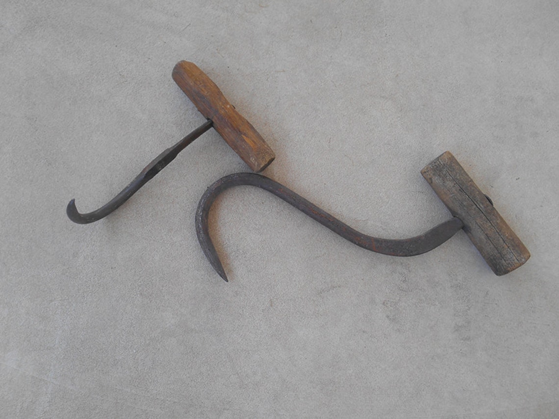 Set of Two Vintage Bale Hooks Etsy