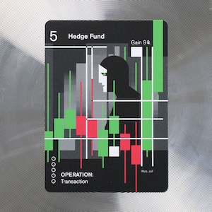 Hedge Fund Netrunner Alt Art Spielset 3 Karten Alternative benutzerdefinierte minimalistische stilvolle Sammlerkarte