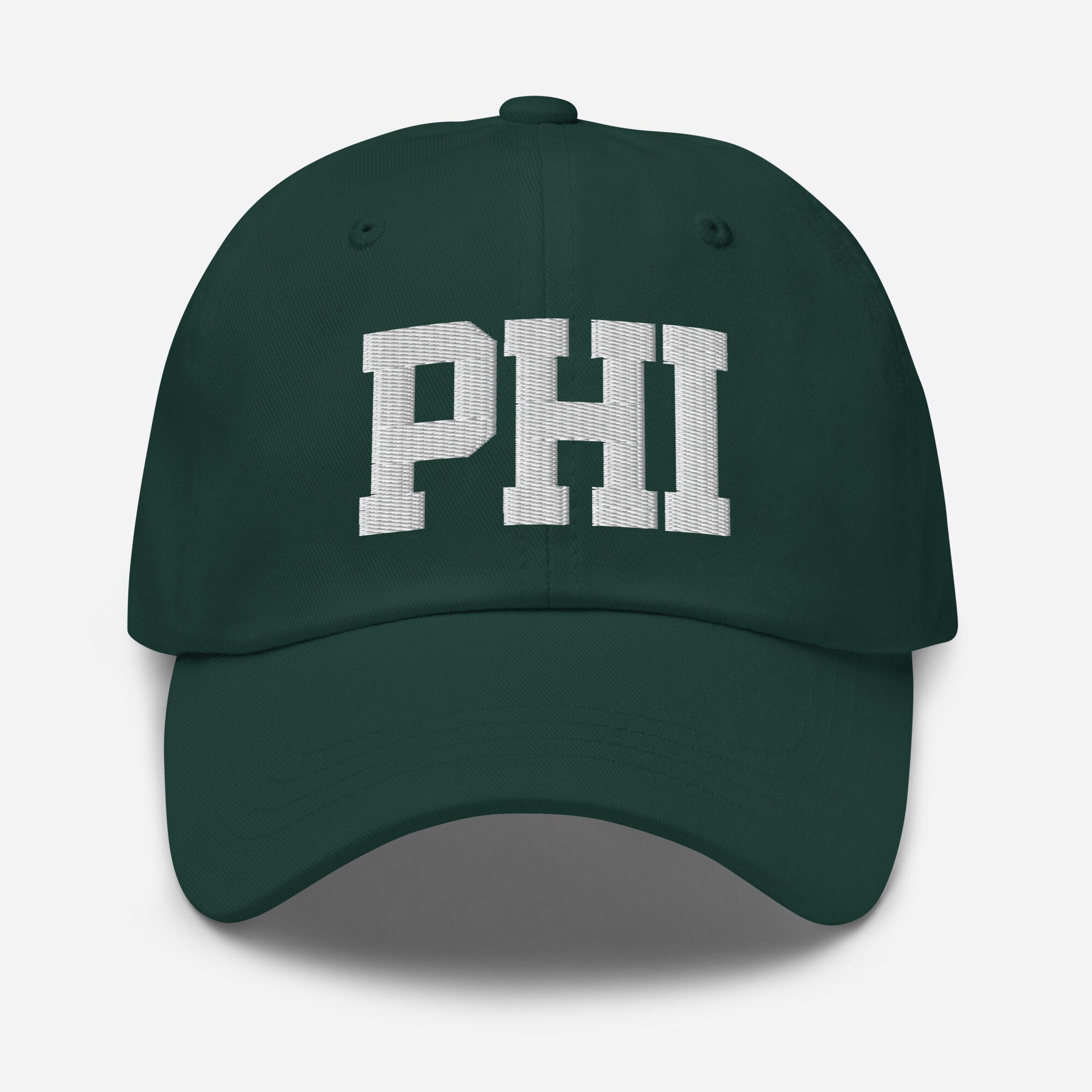 PHI Hat: Philadelphia Cotton Twill Dad Cap - Etsy