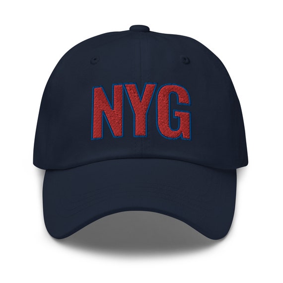NYG Hat, Custom NY Giants Hat, Giants Cap, NY Hat, Big Blue