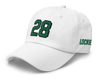 Custom Embroidered Varsity Jersey Name Number Hat, Personalized Fan Player Cap, Last Name Hat, Mom Gift, Gift For Her, Sports Team Fan Hat