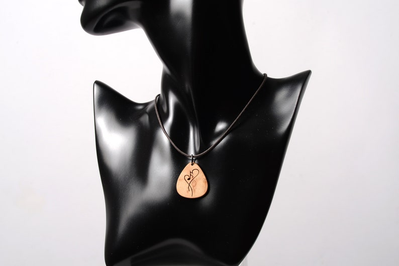 Wooden jewelry with soul and music. Lovely pendant for musicians, pupils and music teachers. Handmade in Germany image 3