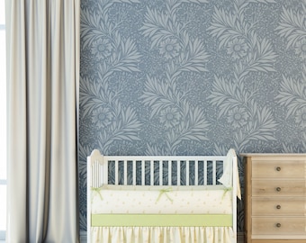 Morris Marigolds Wall Stencil: William Morris Floral Pattern