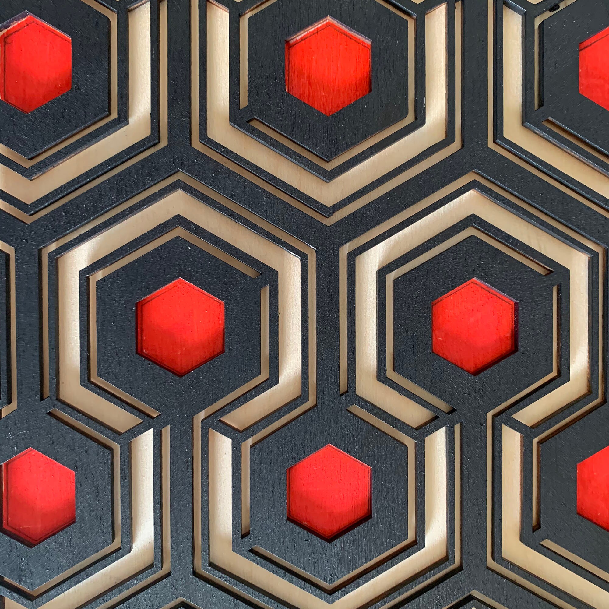 Hicks Hexagon Wooden Inlay Panel: Self Adhesive Furniture Onlay - Etsy  Israel, image size:2000x2000