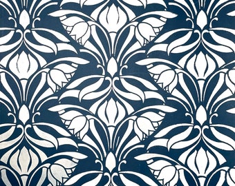 Art Nouveau Tulip Border Stencil: Furniture & Fabric Painting