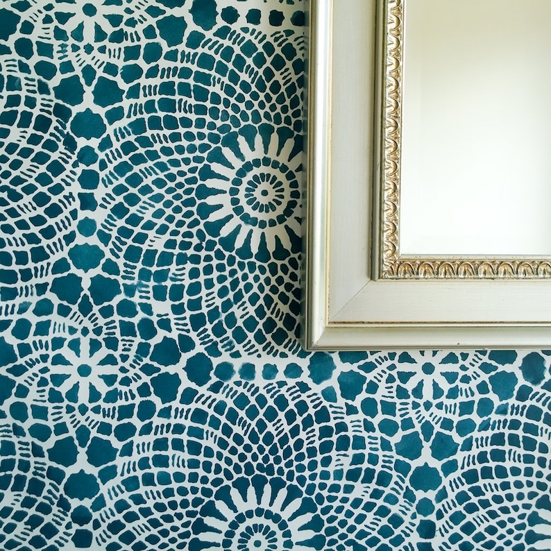 CIRCULAR VINTAGE Lace Stencil. Beautiful Traditional Lace Etsy UK