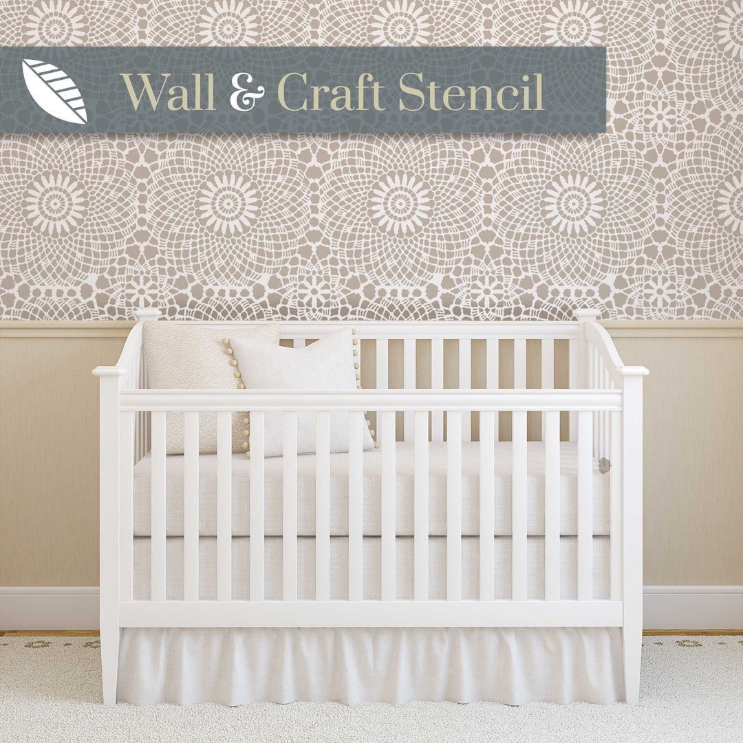 Lace Wall Stencil: Reusable Moroccan Design for Painting - Etsy