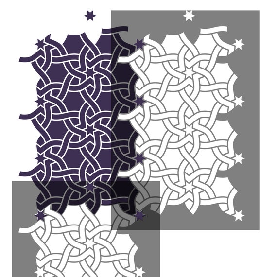 Moroccan Star Stencil