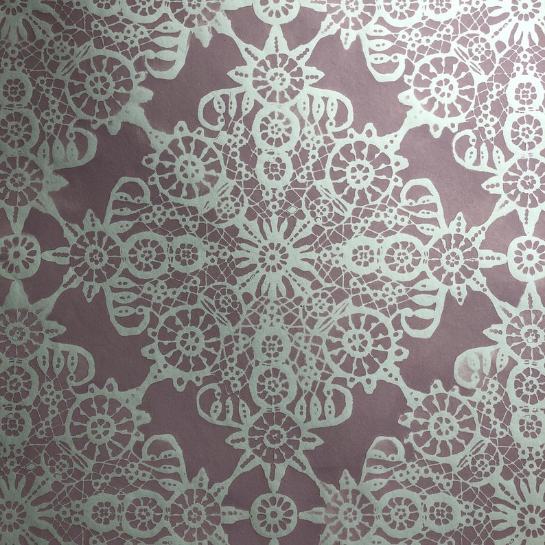 IRISH LACE STENCIL. Traditional Design of Stencil for Etsy UK