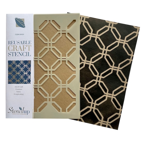 SHOJI Oriental Furniture Stencil for Painting Japanese Etsy