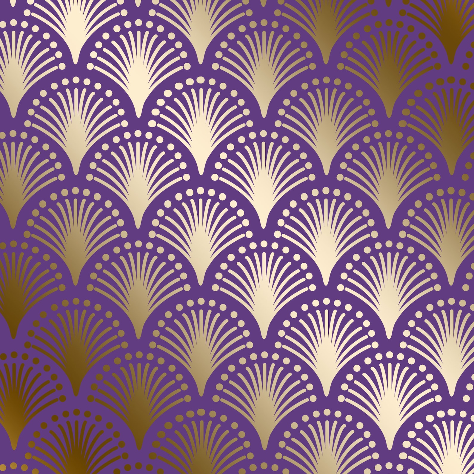 DOTTY DECO FANS Art Deco Furniture Stencil for Painting Etsy