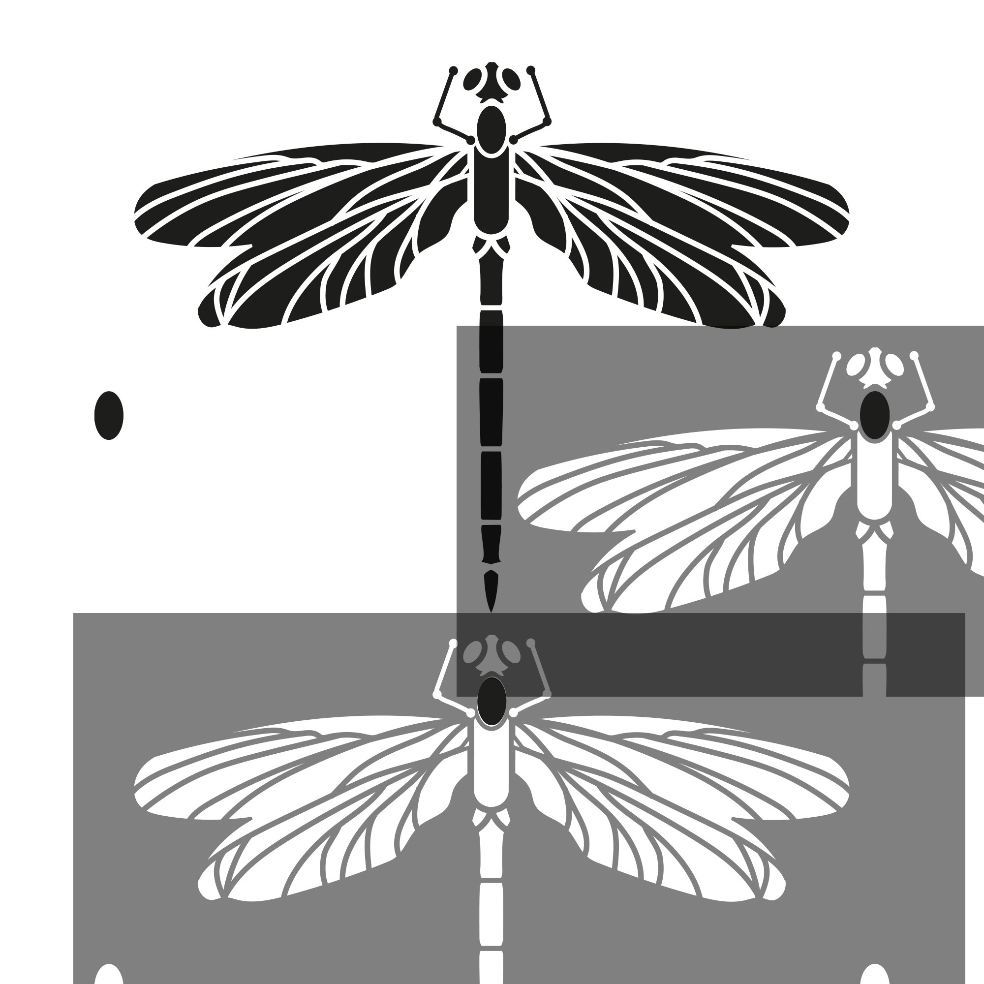 ART NOUVEAU DRAGONFLY Stencil Repeating Design Craft Stencil. - Etsy
