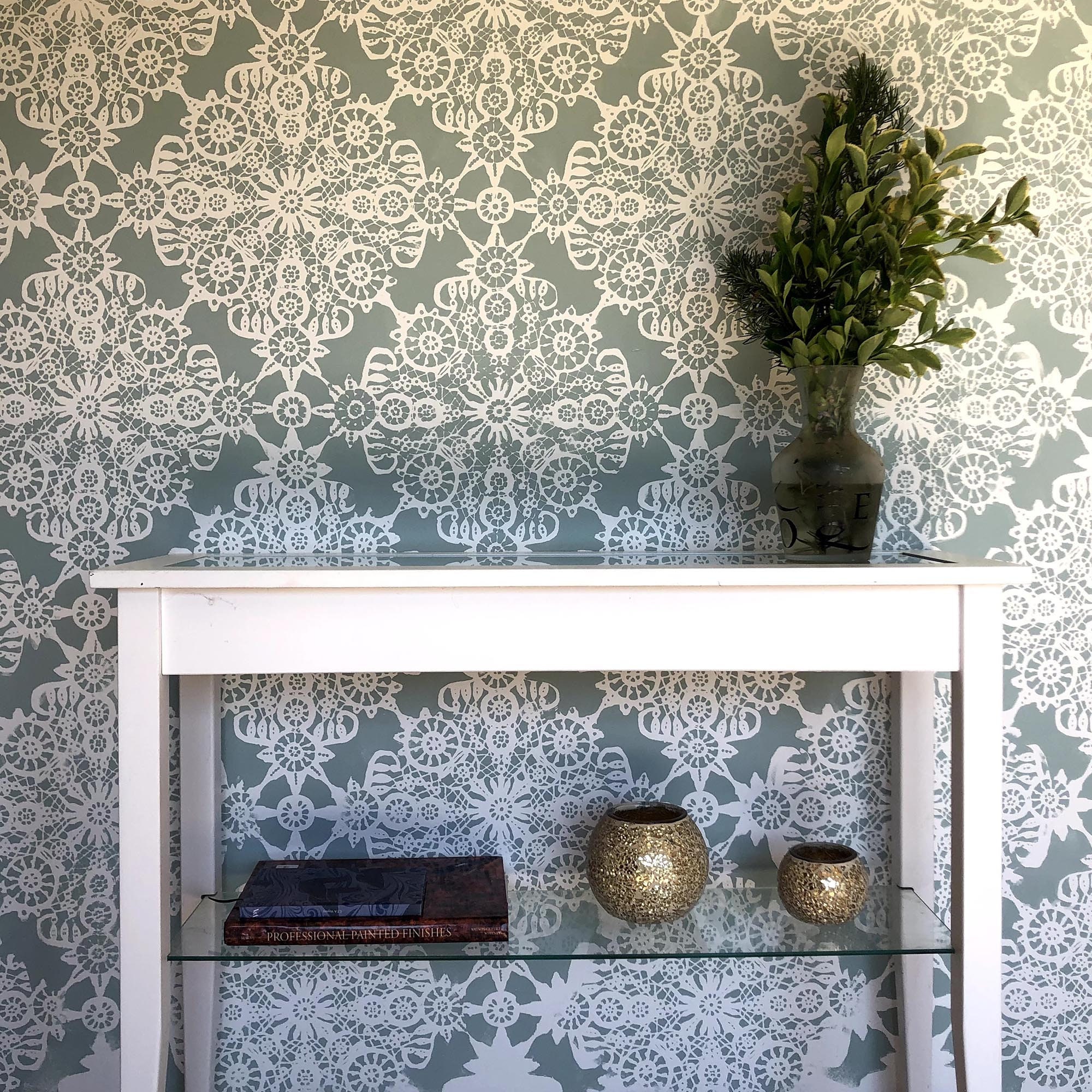 IRISH LACE STENCIL. Traditional Design of Stencil for Etsy