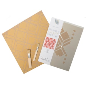 DECO LATTICE A4 Craft Stencil - for furniture, fabrics, scrapbooking and other crafts C116