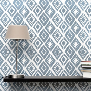 Rough Diamond Wallpaper Stencil: Reusable DIY Home Decor