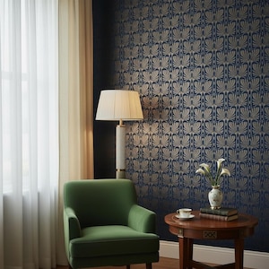 Plantilla de pared con diseño de banderas decorativas W261