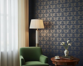 Deco Flags wall stencil W261