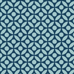 Geometric Circle Pattern Stencil: Furniture & Craft Stencil