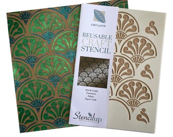 8-tlg. Malschablonen Set - Wiederverwendbare Strukturschablonen Für DIY