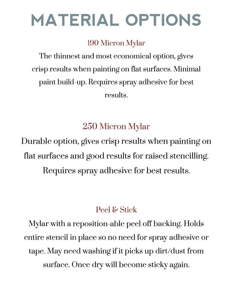 Stencil da parete WISTERIA, un grande stencil per dipingere le pareti. Uno stencil floreale per creare una carta da parati con glicini. Stencil Laburnum W210 immagine 6