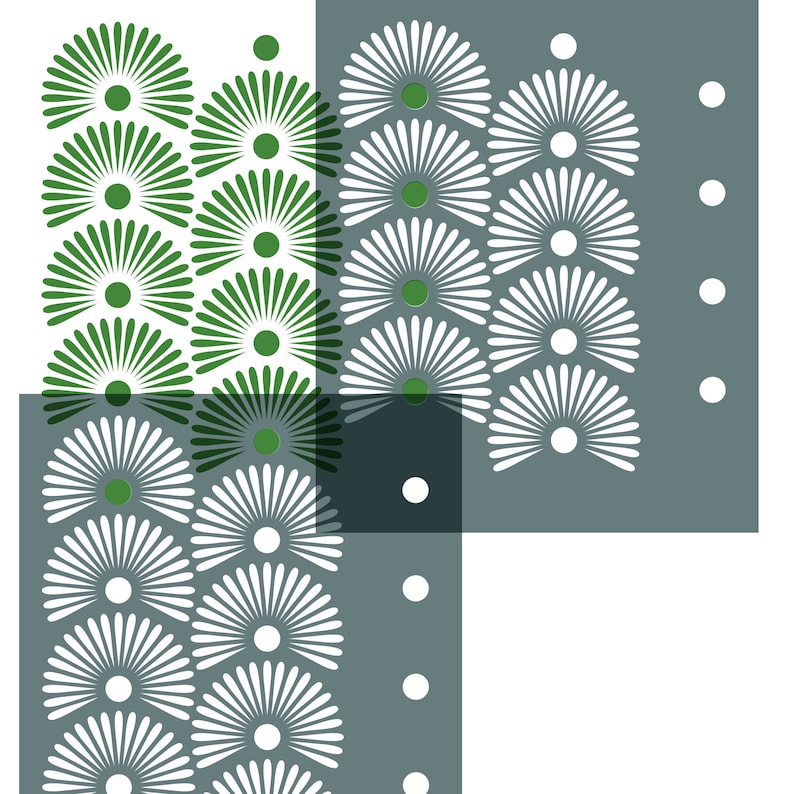 ORIENTAL FANS Furniture Stencil for Painting Oriental Etsy