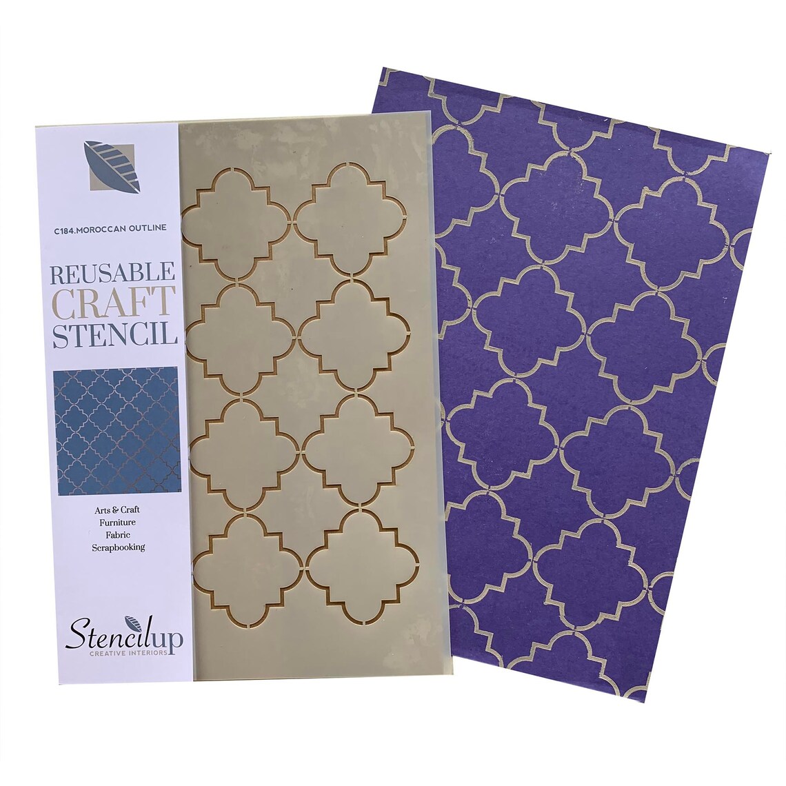 Moroccan Lattice Stencil: Reusable Pattern for Furniture & Crafts - Etsy