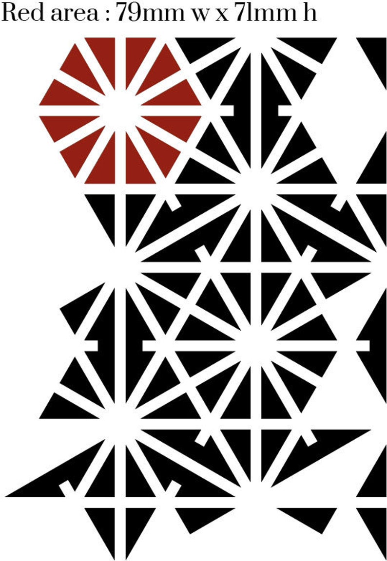 ORIENTAL SCREEN Furniture Stencil for Painting Oriental Etsy UK