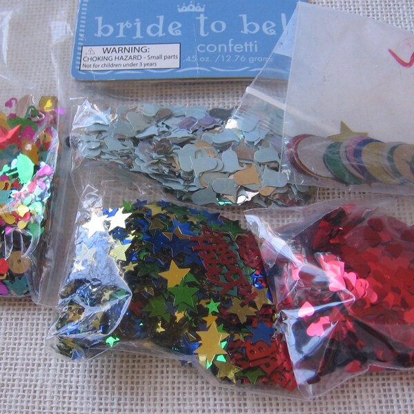 Confetti Hearts Etsy