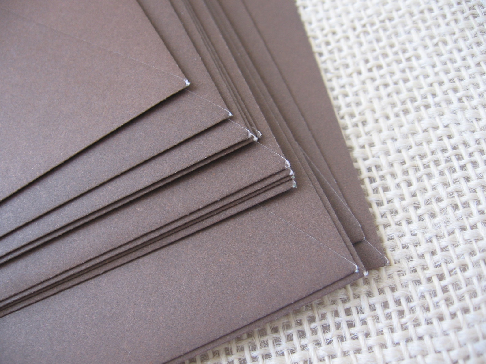 16 Dark Brown Envelopes / 5 5/8 X 4 1/4 / Etsy