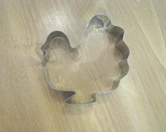 Cortador de galletas de metal con forma de pavo para Acción de Gracias, ideal para cortar galletas y hornear. NotOnlyButtons