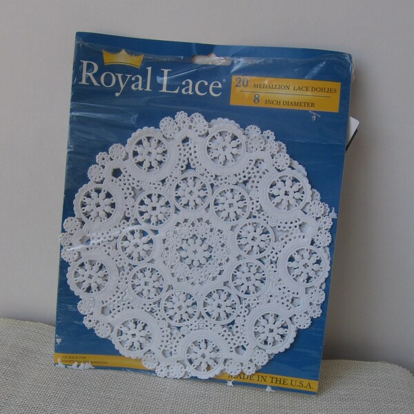 Blue Paper Doilies Etsy