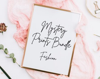 A Mystery Bag Of Fashion Theme Art Prints