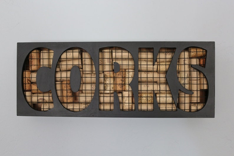Wine Cork Holder Etsy