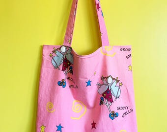 Funky Fairy Bang on the Door Tote Bag