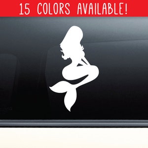 Mermaid Vinyl Decal Laptop Car Truck Bumper Window Sticker